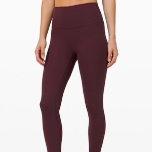 Wunder Under High-rise Tights 25" In Cassis
